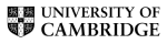 University of Cambridge